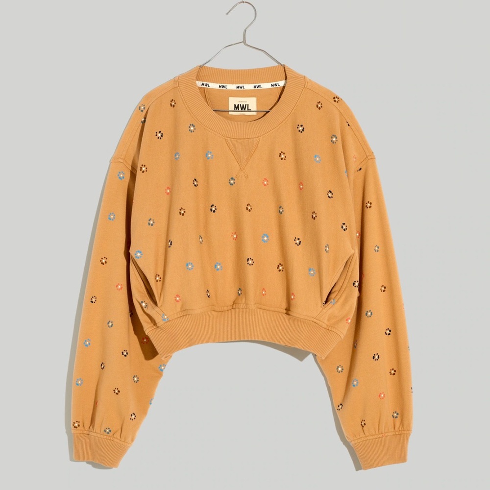 NWT-Madewell Cropped sweatshirt size xxs